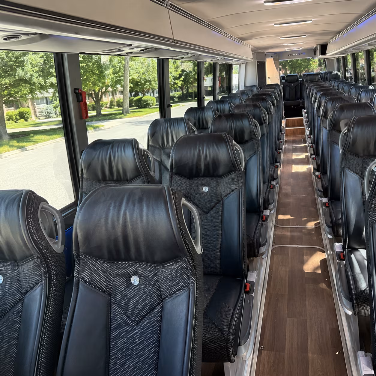 oxnard charter bus inside