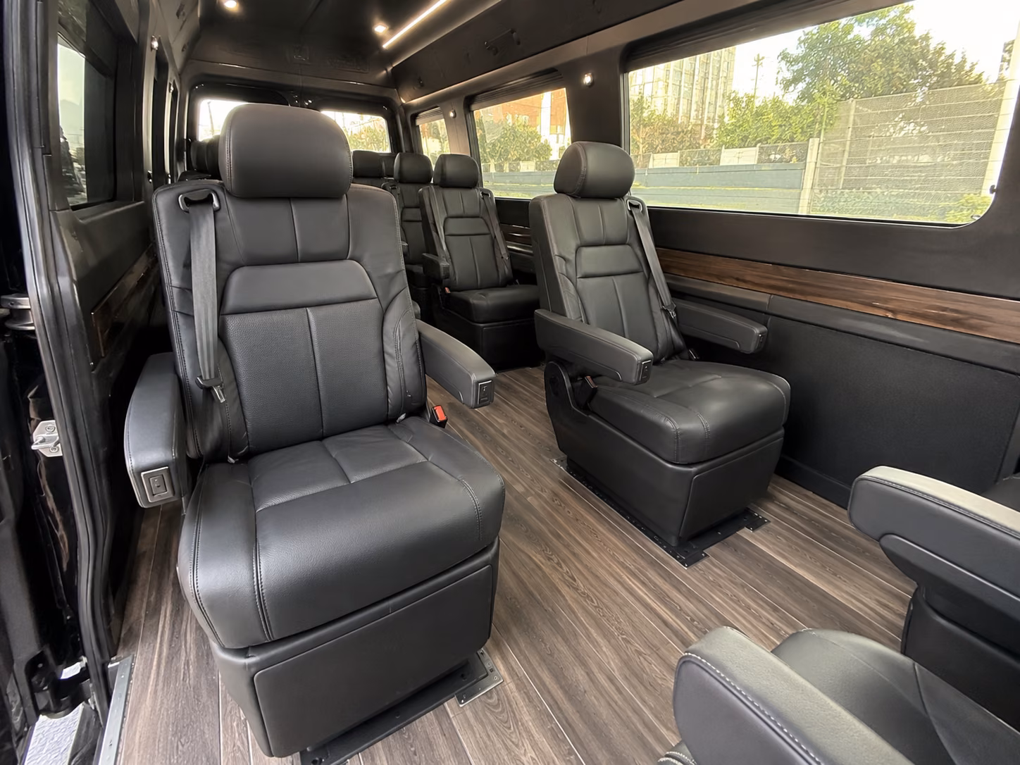 oxnard wedding transportation onboard seating
